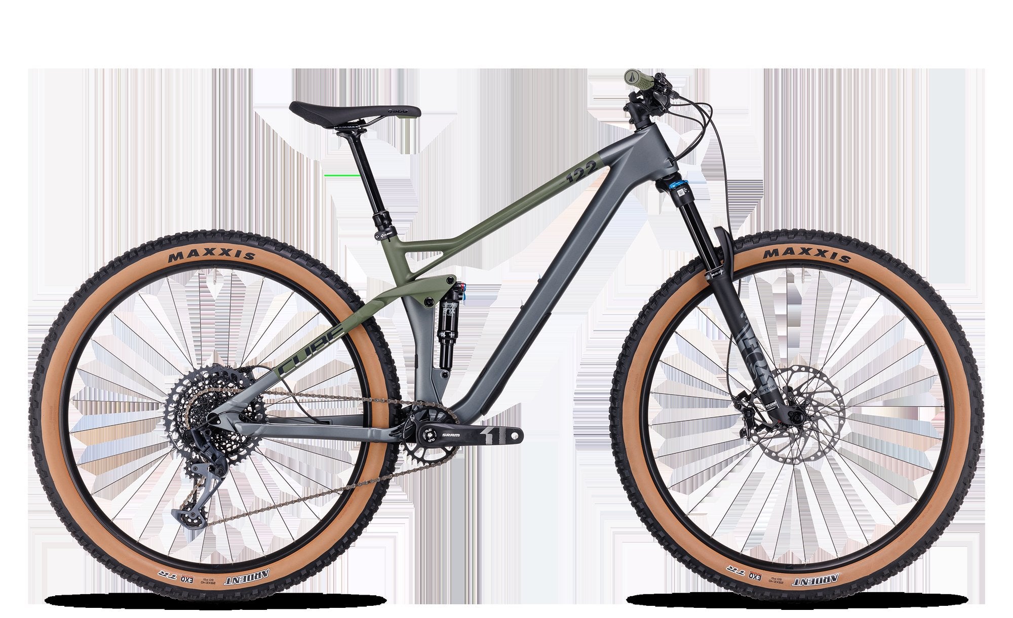Cube Stereo One22 HPC TM flashgrey´n´olive