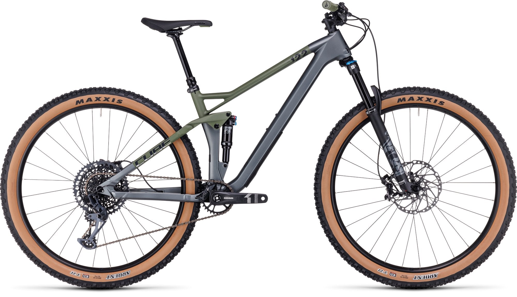 Cube Stereo One22 HPC TM flashgrey´n´olive