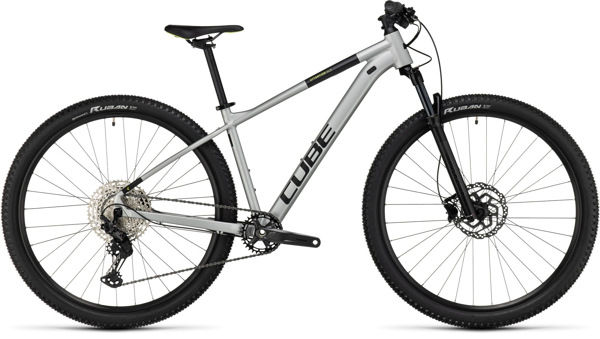 Cube Attention SLX Mj. 2023 silvergrey´n´lime